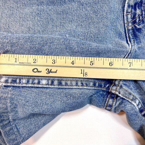 LEVIS 560 Denim Shorts 38" Waist 6" Inseam Unisex Baggy Loose Fit Dad Jort - Picture 6 of 6